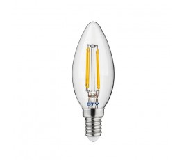 
                  GTV ŻARÓWKA LED FILAMENT MLECZNA C35 3000K E14 4W 400LM LD-C35FL4M-30